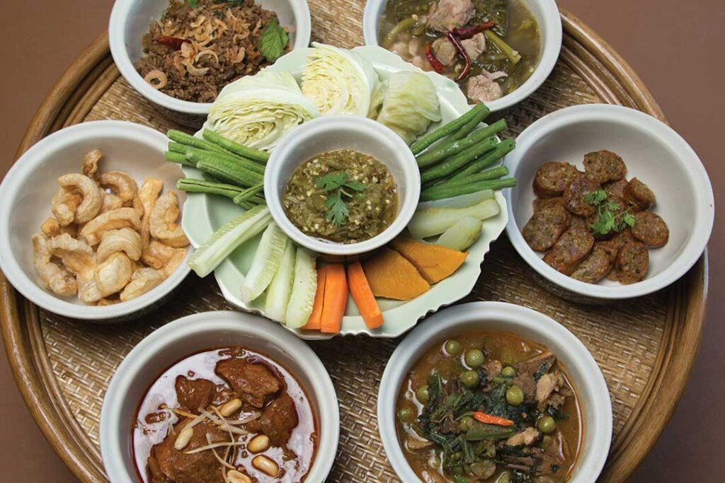 Khantoke Set – Authentic Northern Thai Meal from Toketong Restaurant Chiang Rai
